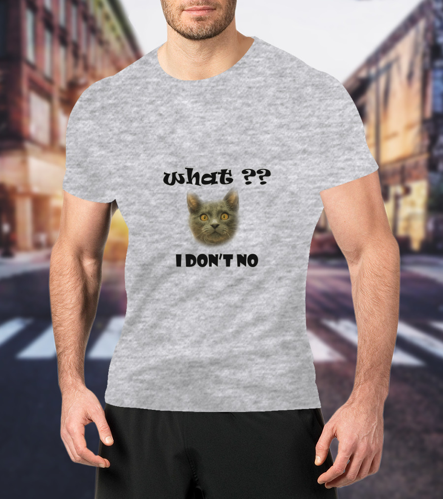 What Cat I Don't No T-Shirt