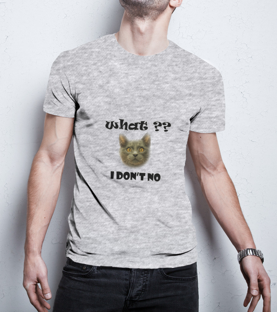 What Cat I Don't No T-Shirt