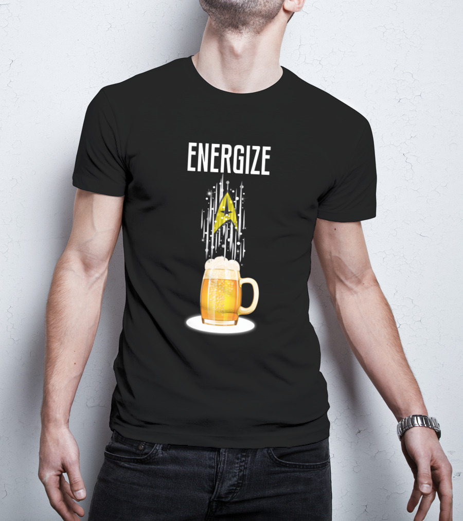 Energize Beer StarTR Badge T-Shirt