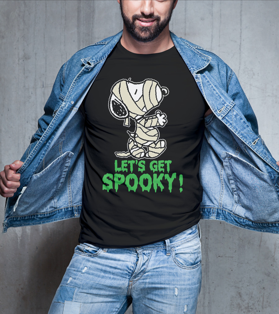 Let's Get Spooky Halloween Mummy Costume T-Shirt