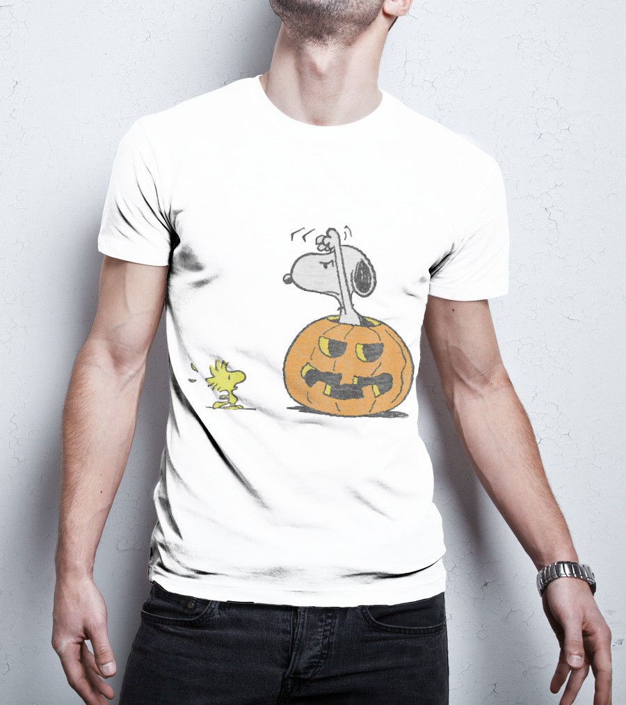 Halloween Snoopy Woodstock Pumpkin Peanuts T-Shirt