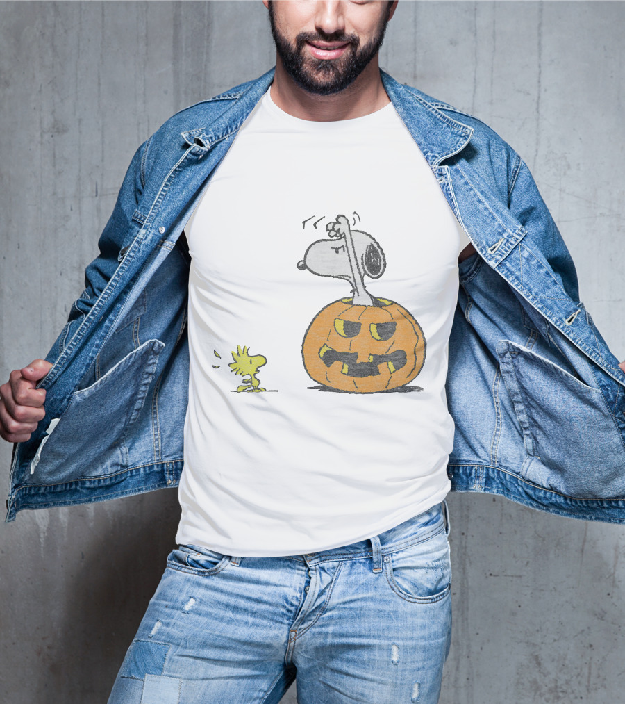 Halloween Snoopy Woodstock Pumpkin Peanuts T-Shirt