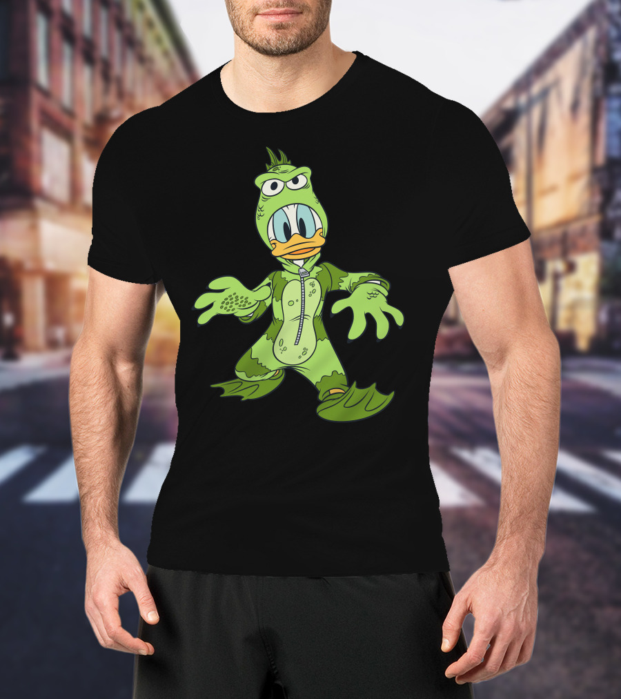 Donald Duck In Green Monster Costume T-Shirt