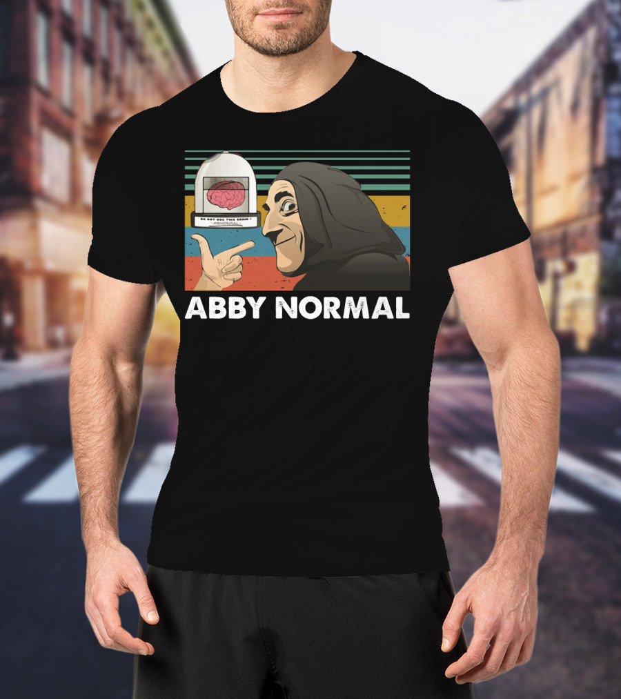 Abby Normal Igor Vintage Style Brain Placeholder T-Shirt