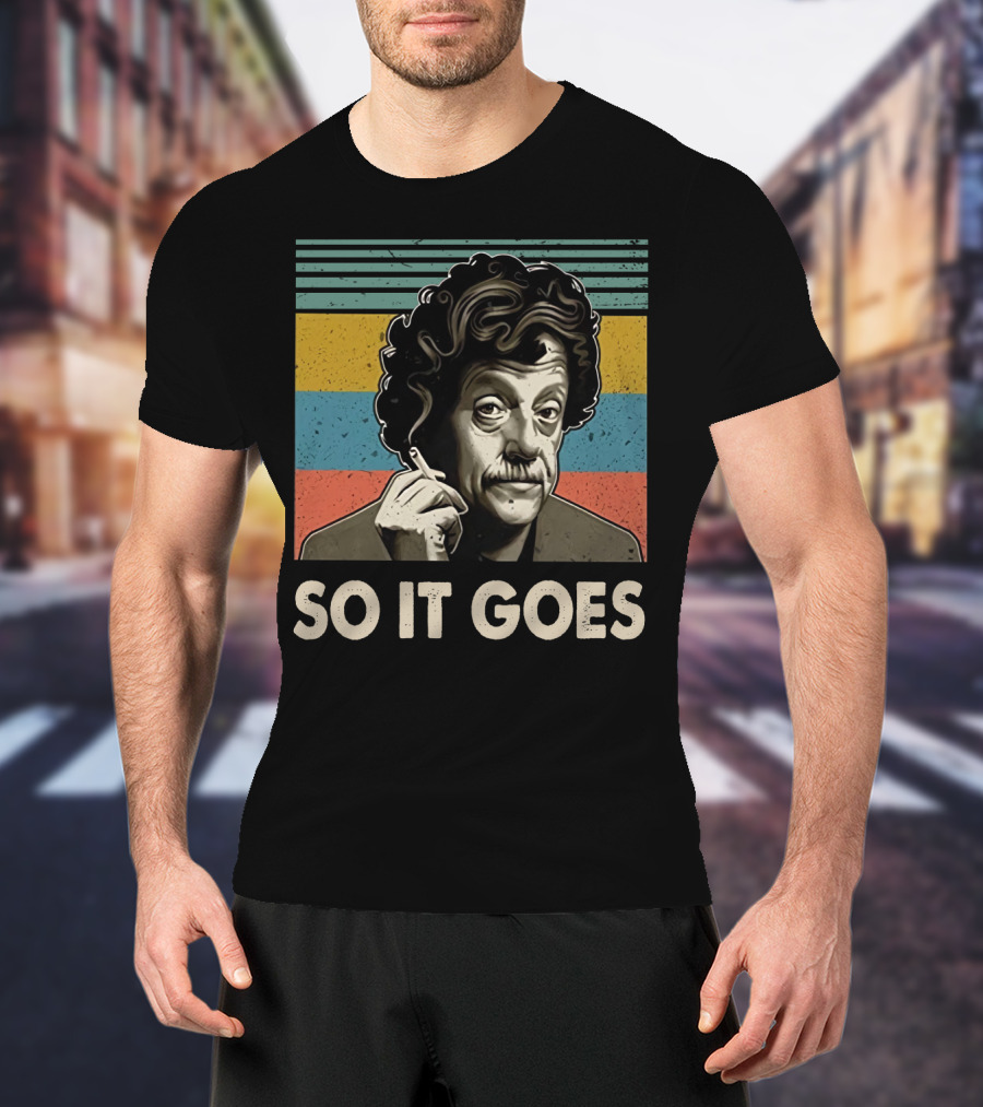 Kurt Vonnegut So It Goes T-Shirt