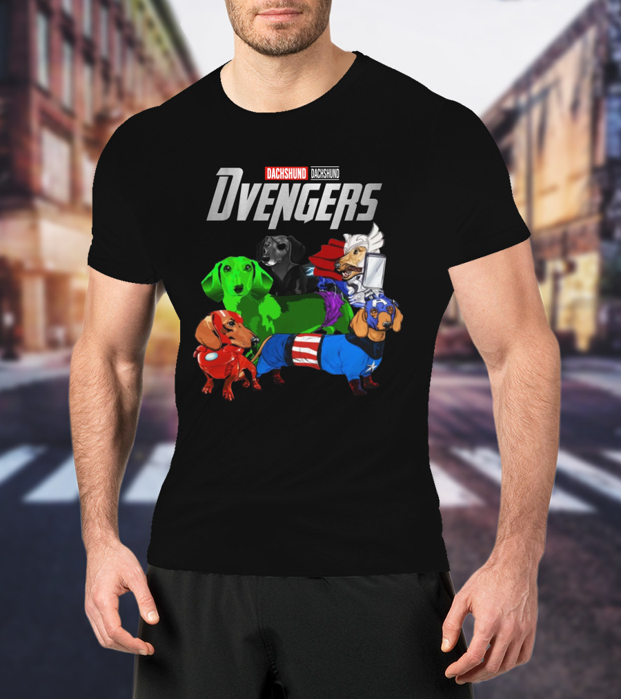 Dachshund Dachshund DVengers T-Shirt