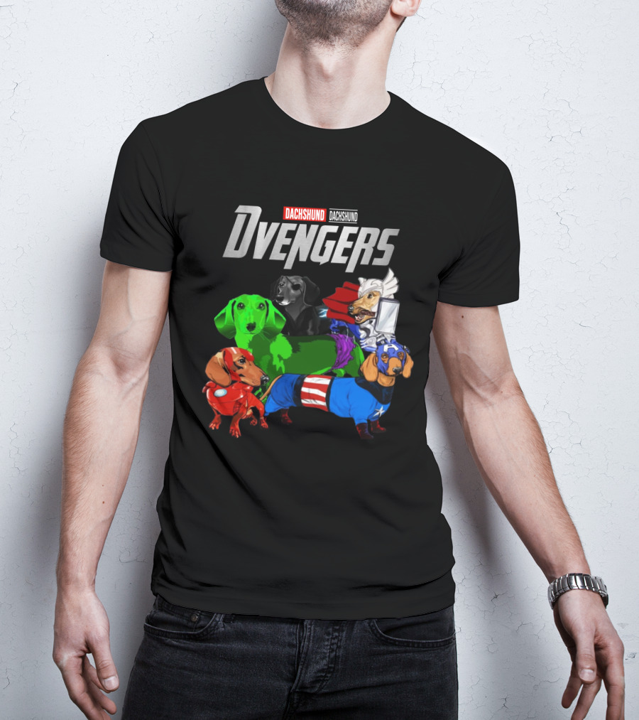 Dachshund Dachshund DVengers T-Shirt