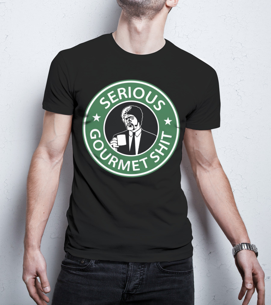 Serious Gourmet Shit Coffee Mug Pulp Fiction T-Shirt