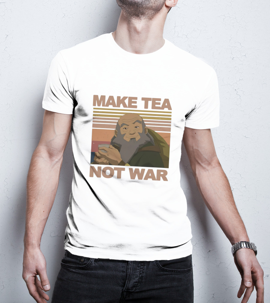 Uncle Iroh Make Tea Not War Retro T-Shirt