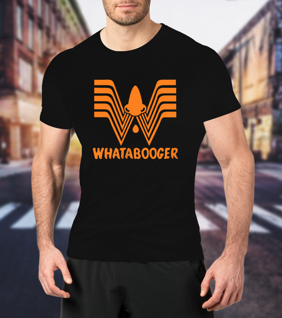 Whataburger Whatabooger Logo Parody Nostalgic Humor T-Shirt