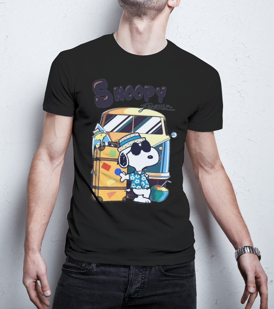Snoopy Forever Vintage Travel Adventure T-Shirt