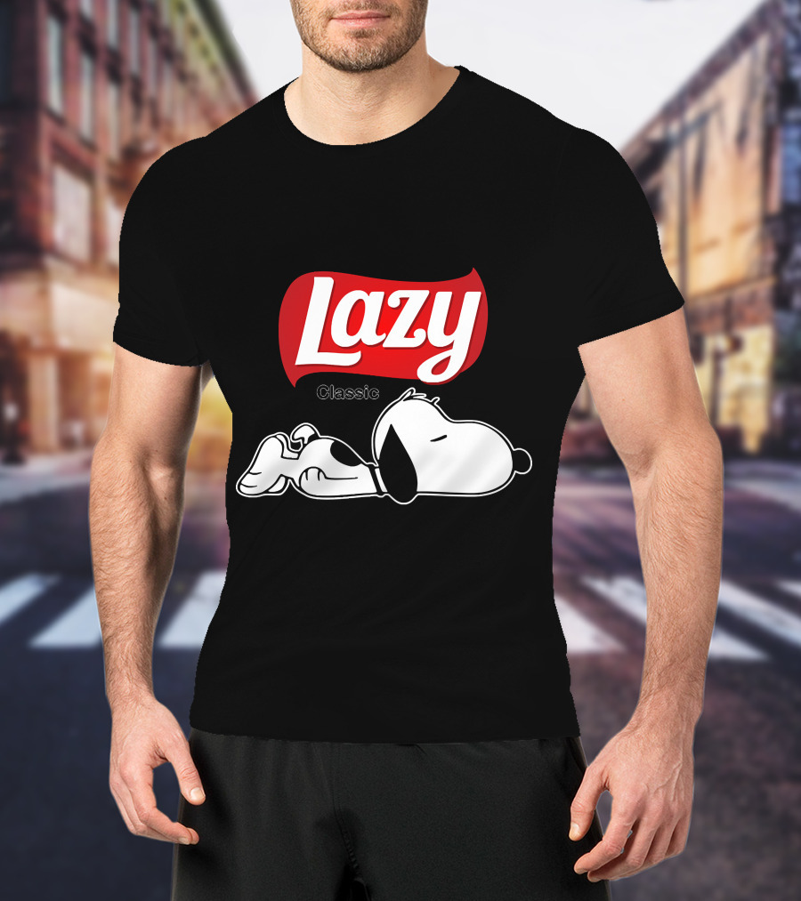 Lazy Classic Snoopy T-Shirt