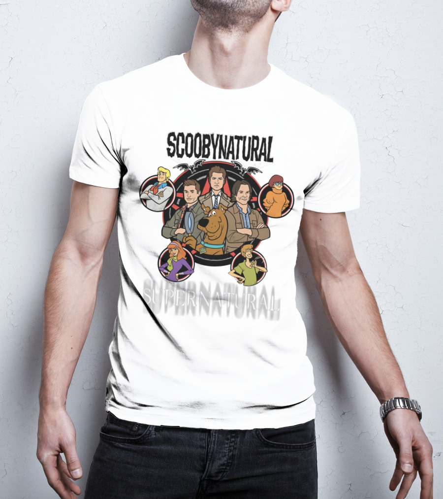 Scoobynatural Supernatural Parody Featuring Scooby Doo Cast And Characters T-Shirt