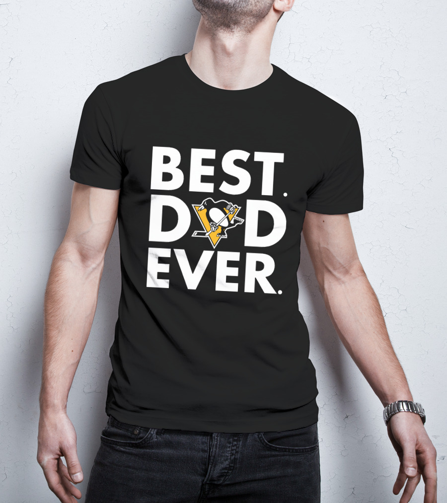 Best Dad Ever Pittsburgh Penguins T-Shirt
