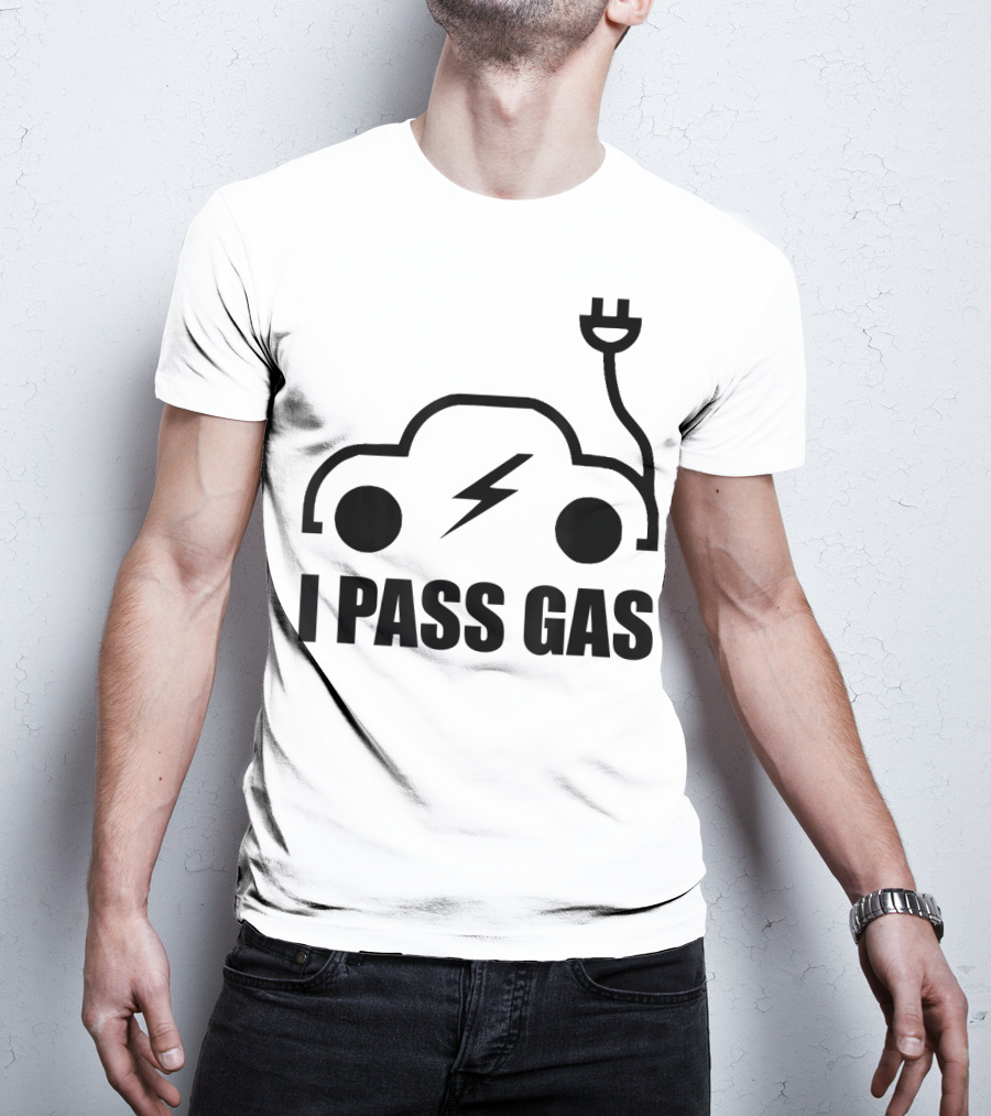Electric Vehicle I Pass Gas Plug T-Shirt
