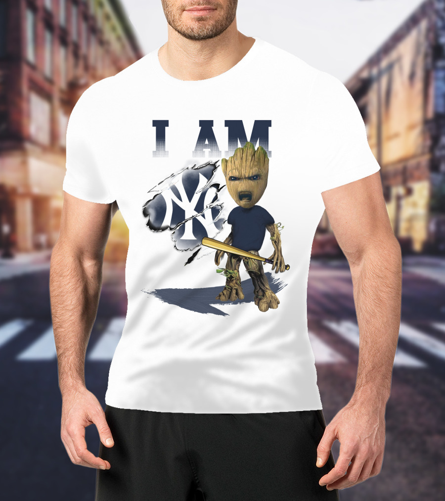 I Am New York Yankees Groot T-Shirt
