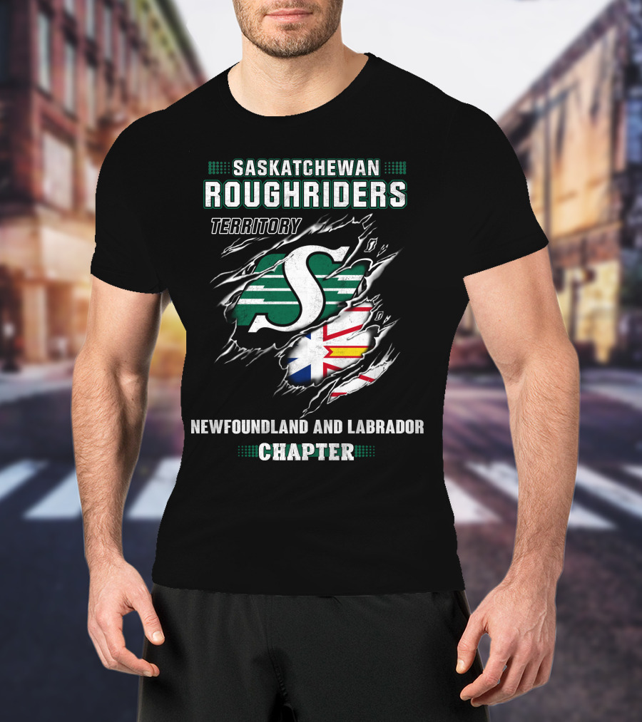 Saskatchewan Roughriders Territory Newfoundland And Labrador Chapter T-Shirt