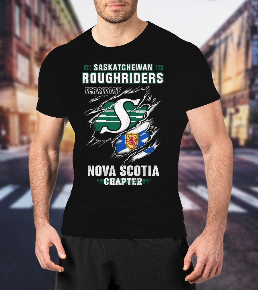 Saskatchewan Roughriders Territory Nova Scotia Chapter T-Shirt