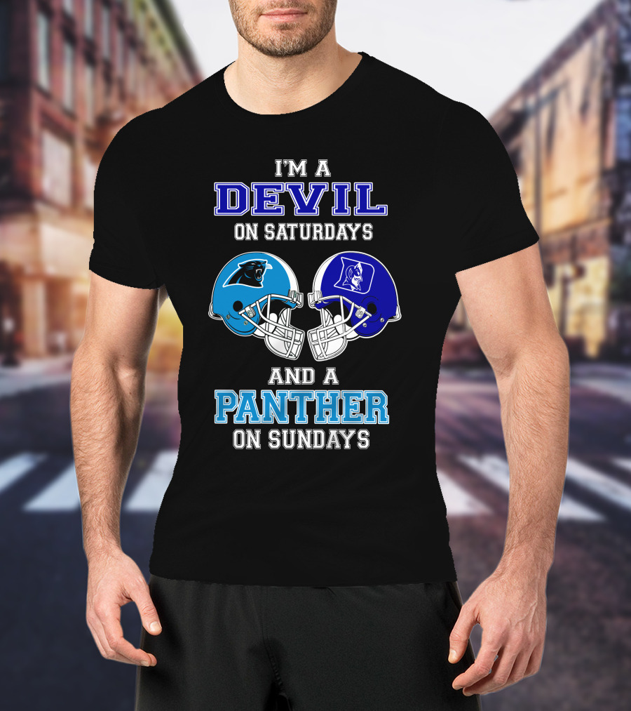 I'm A Devil On Saturdays And A Panther On Sundays T-Shirt