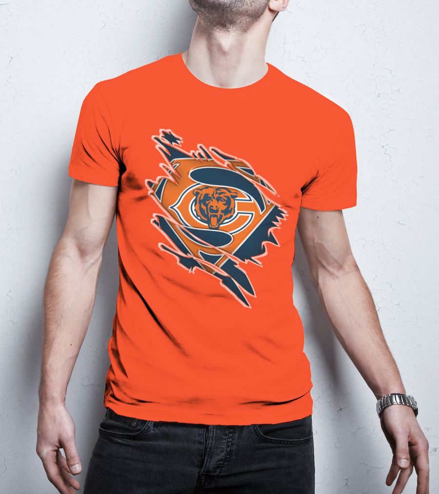 Chicago Bears Superman Logo Fusion T-Shirt