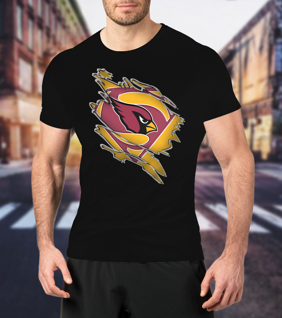Cardinals Super Hero Emblem Display T-Shirt