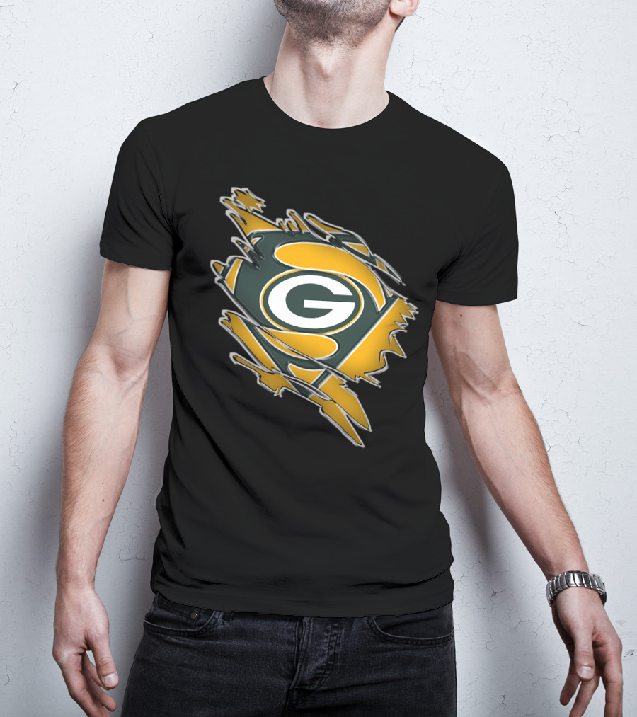 Packers Super Logo Hero Fan Gear T-Shirt