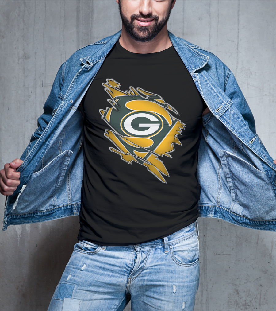 Packers Super Logo Hero Fan Gear T-Shirt