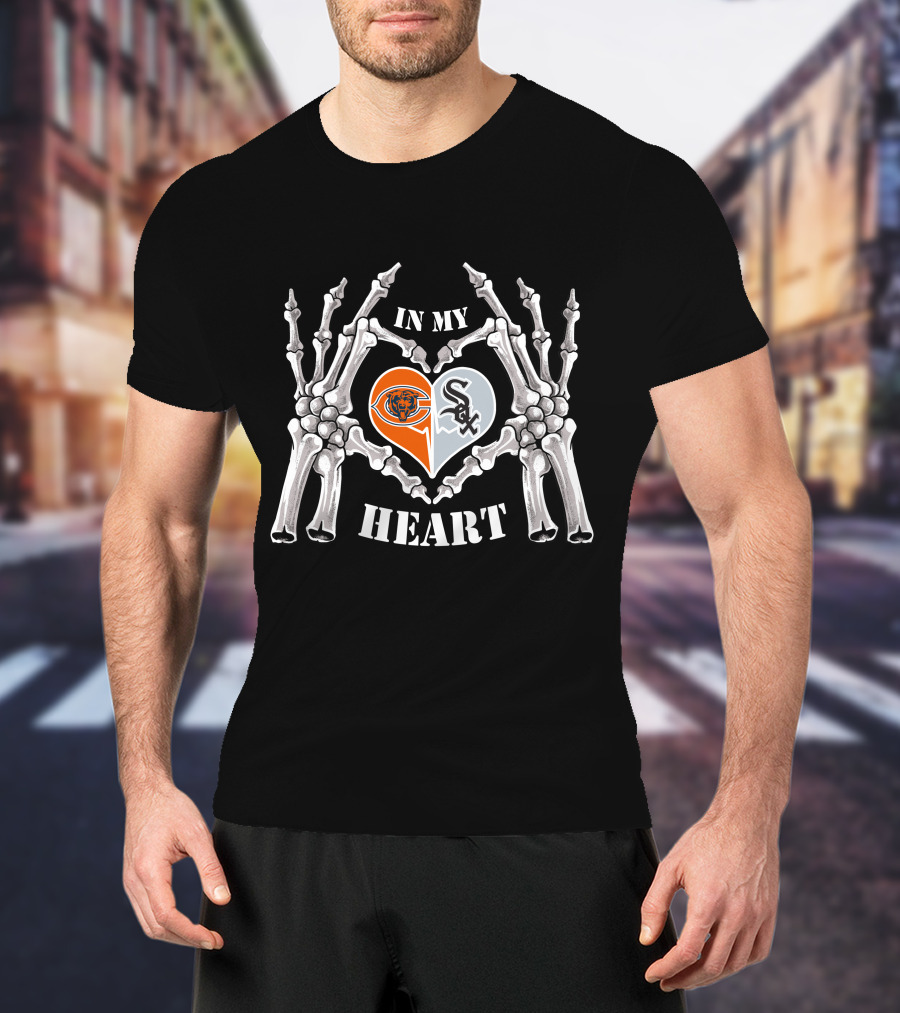 Bears White Sox In My Heart T-Shirt