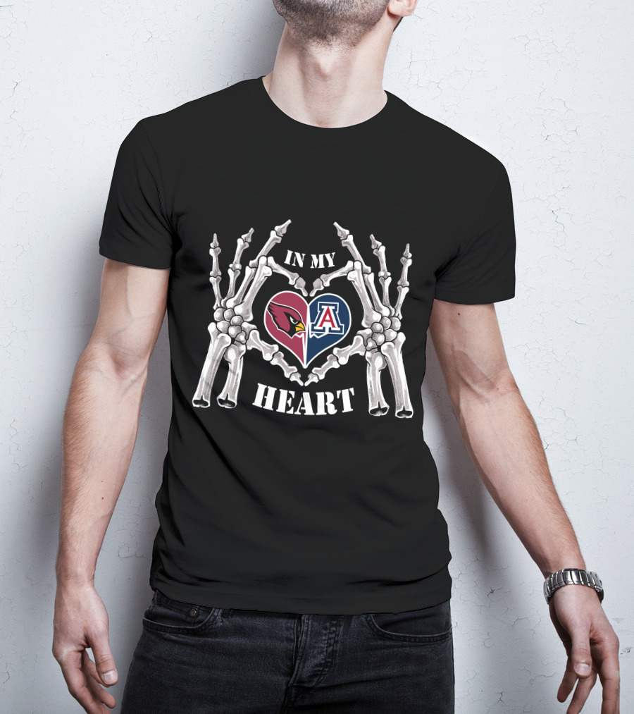 Cardinals Arizona Wildcats In My Heart T-Shirt