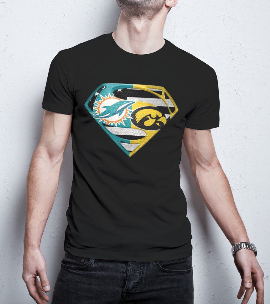 Miami Dolphins Iowa Hawkeyes Super T-Shirt