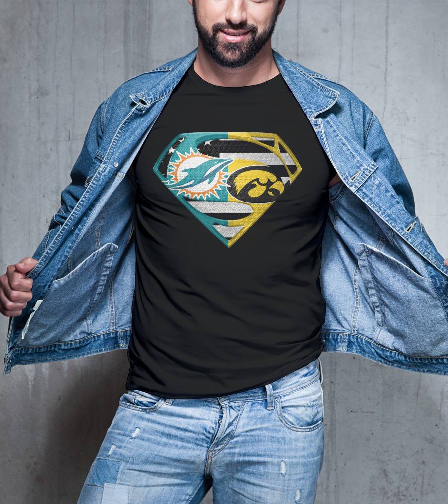 Miami Dolphins Iowa Hawkeyes Super T-Shirt