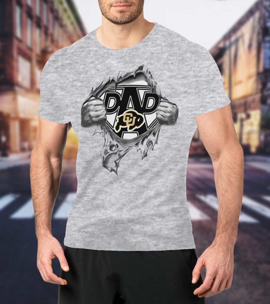 DAD Colorado Buffaloes Super Dad T-Shirt