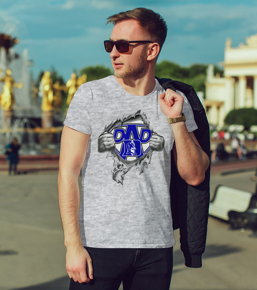 Duke Blue Devils Dad Super Emblem T-Shirt