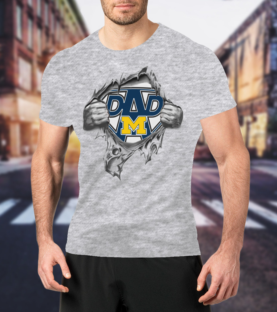 Dad M Wolverine Super Dad T-Shirt