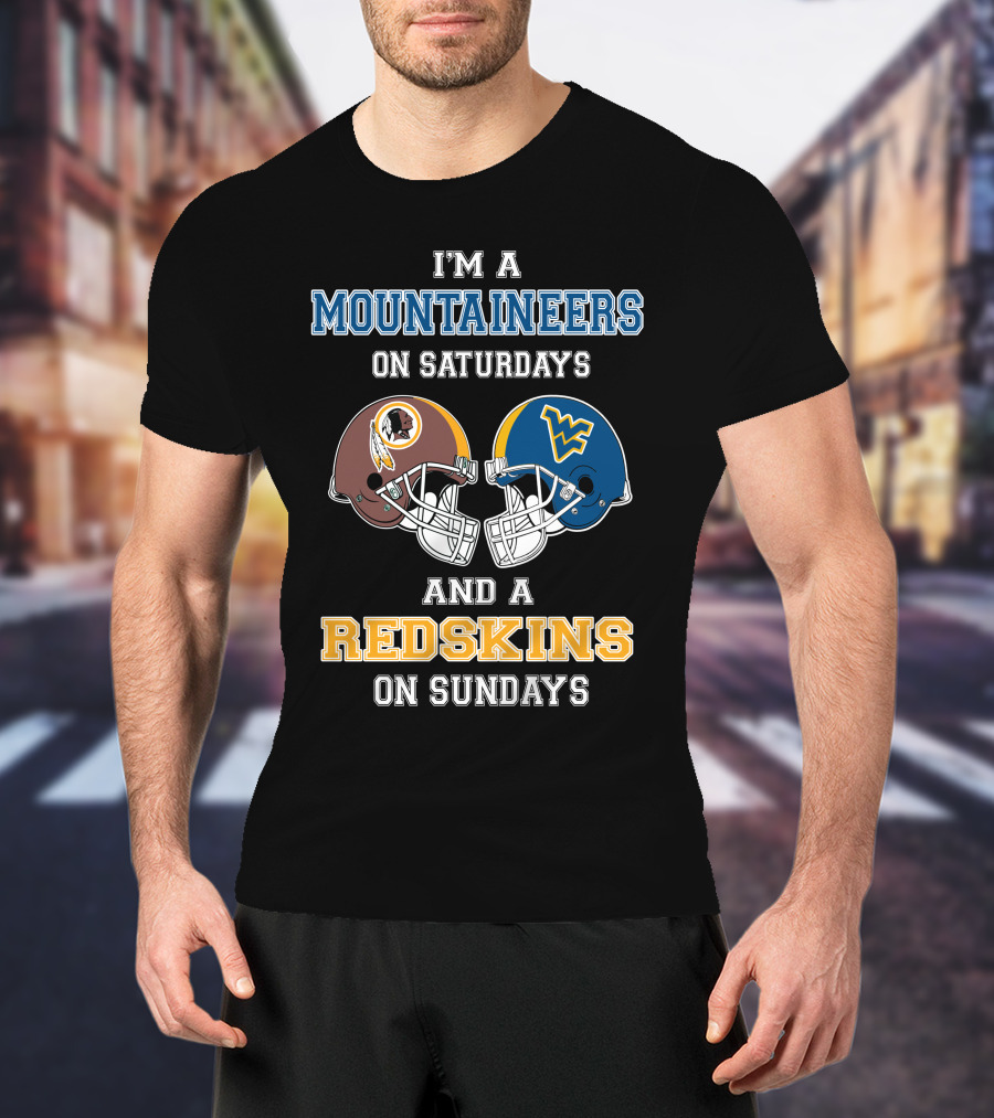 Mountaineers Saturdays Redskins Sundays T-Shirt