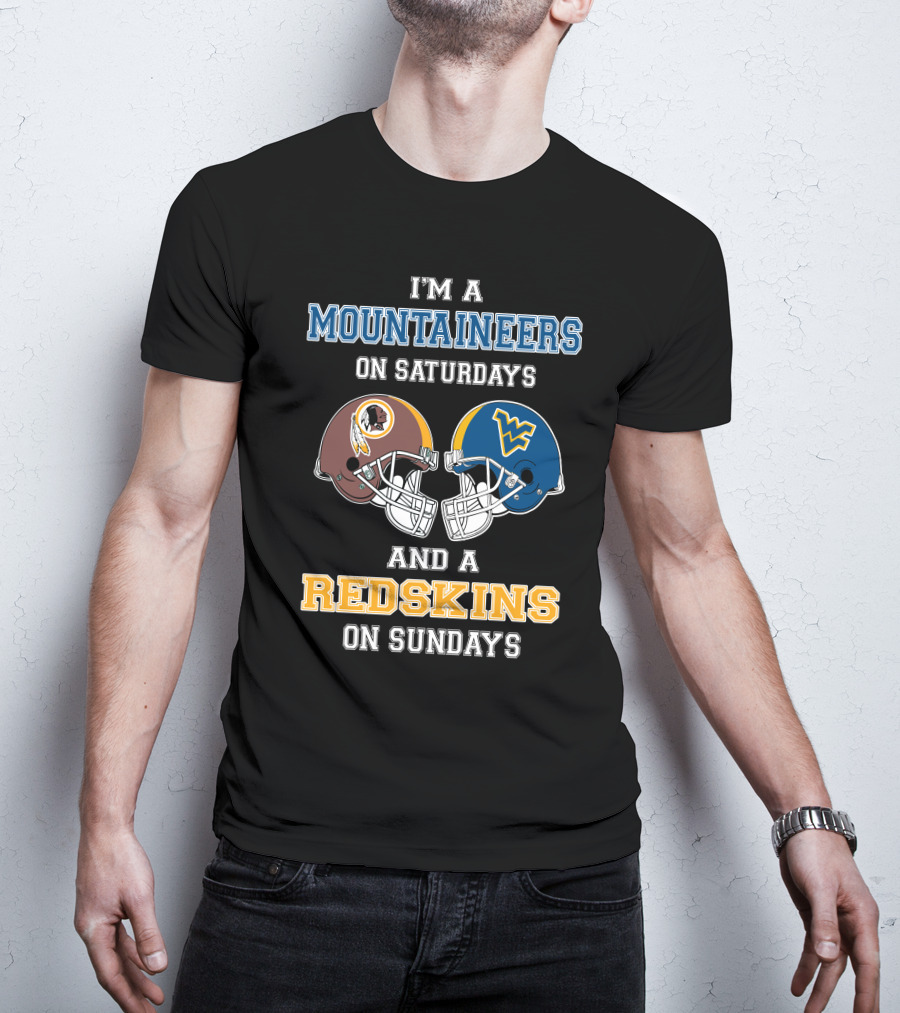 Mountaineers Saturdays Redskins Sundays T-Shirt