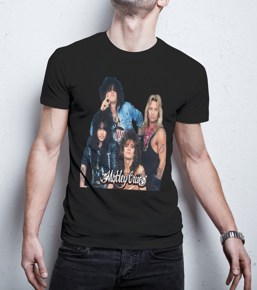 Motley Crue Band Members Photo T-Shirt