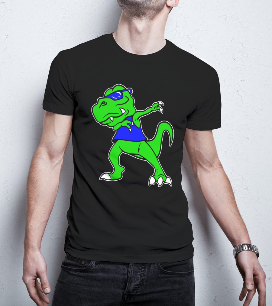 Dragon Dabbing In Blue Sunglasses And Tank Top T-Shirt