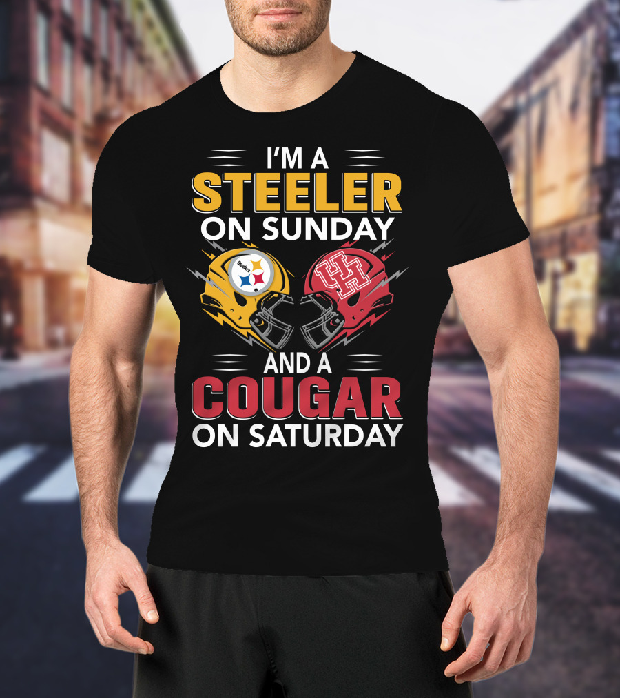 I'm A Steeler On Sunday And A Cougar On Saturday T-Shirt