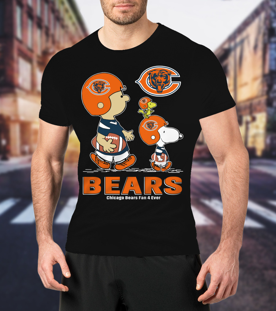 Chicago Bears Fan 4 Ever Bears T-Shirt