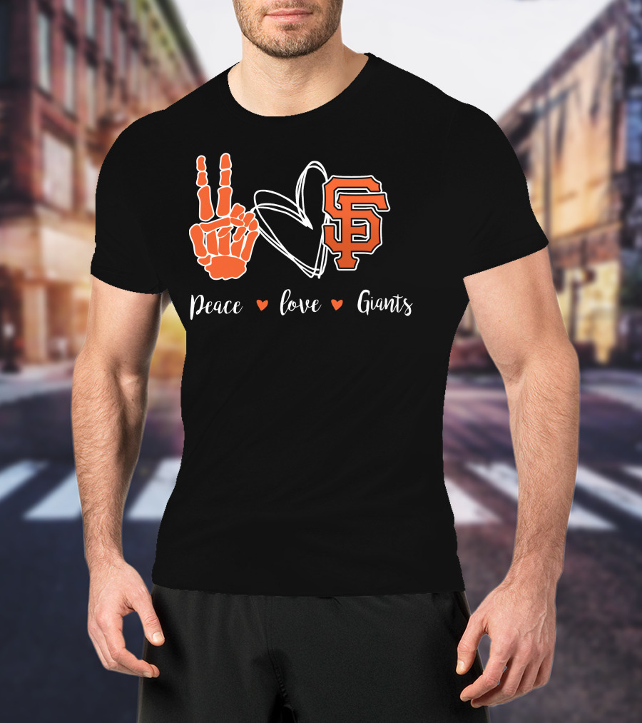 Peace Love San Francisco Giants T-Shirt