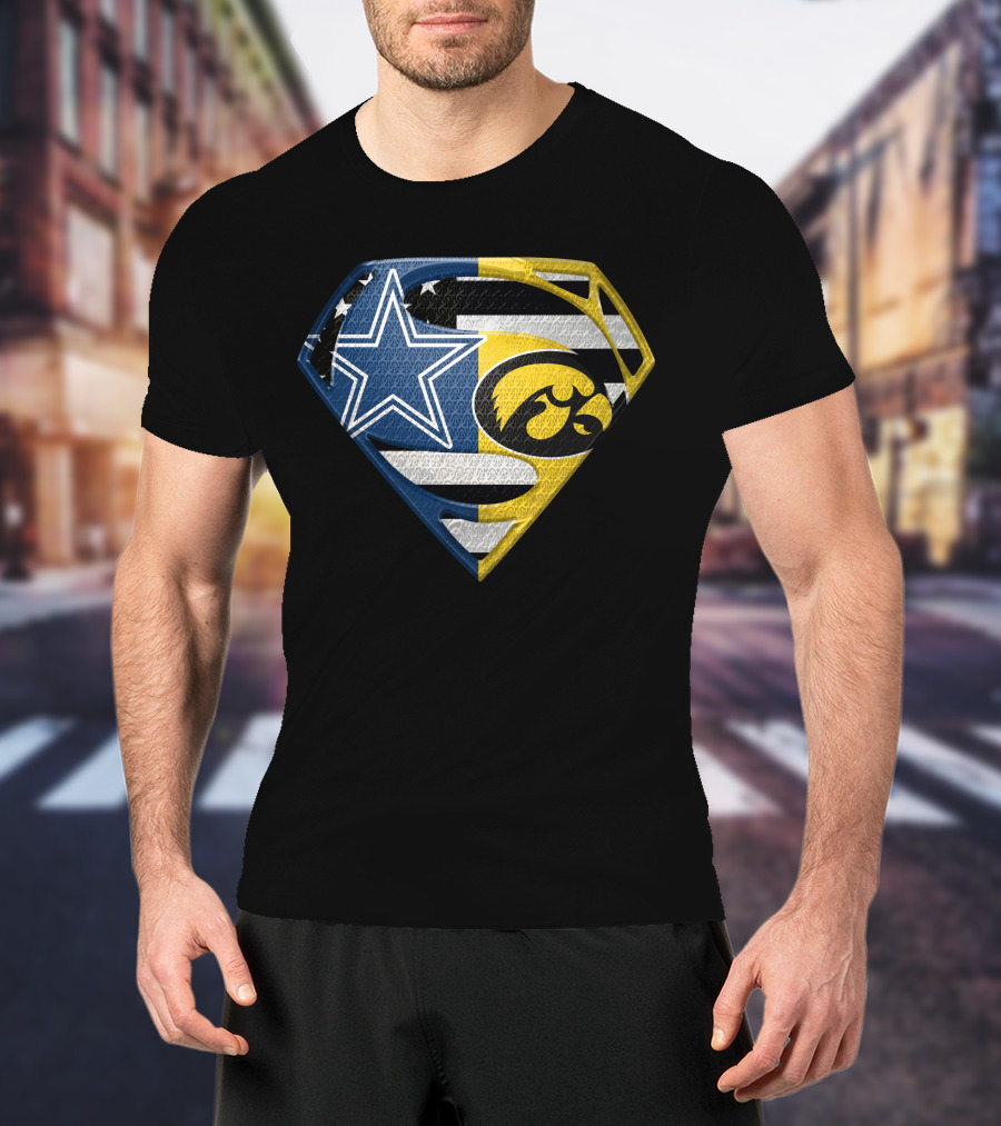 Cowboys Wildcats Superman Iowa T-Shirt