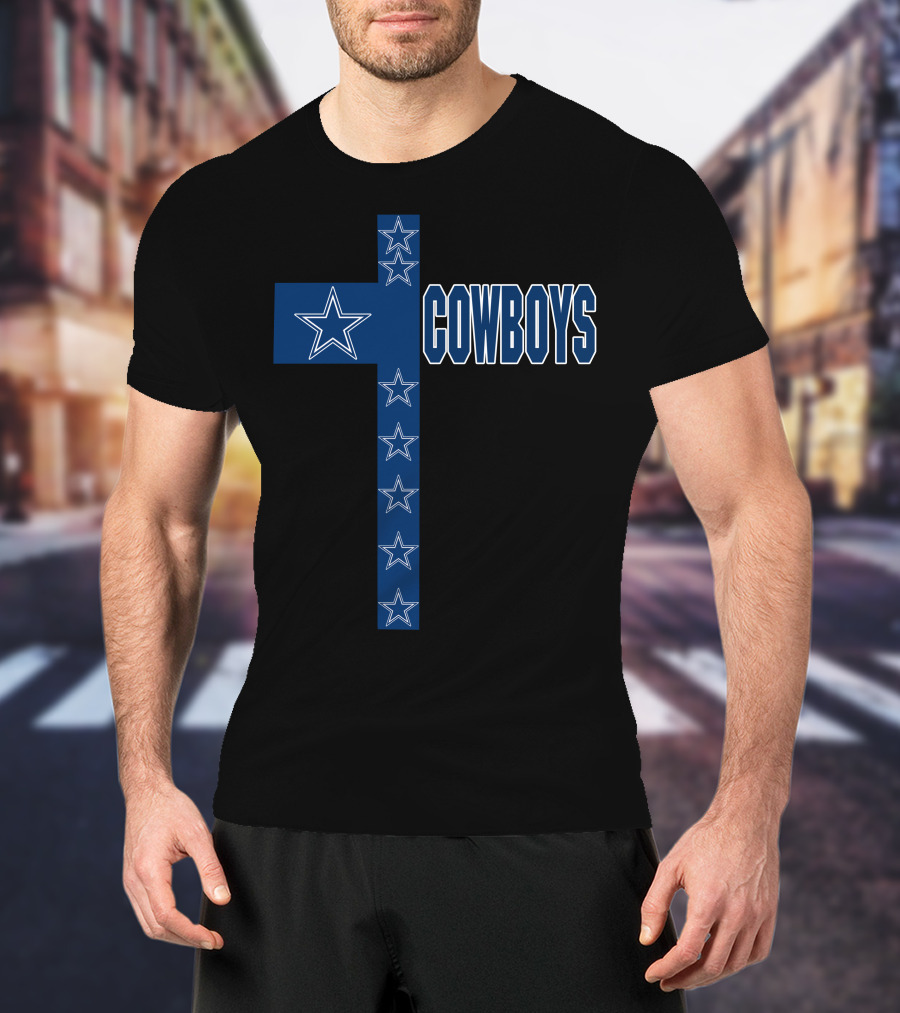 Cowboys Star Cross T-Shirt