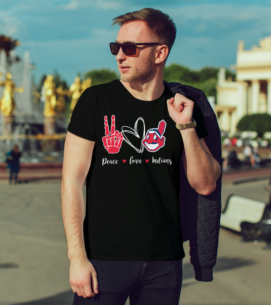 Peace Love Indians T-Shirt