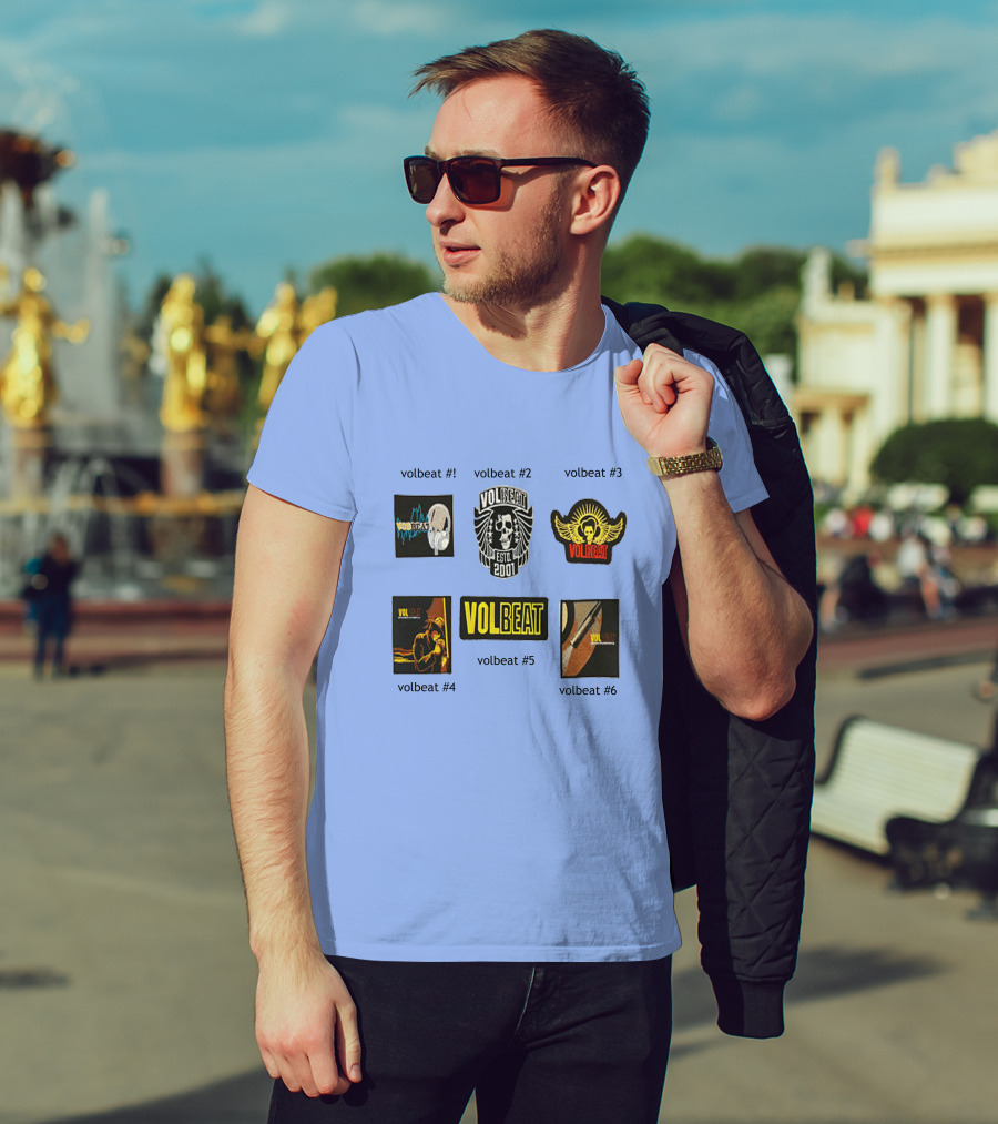 Volbeat Estd 2001 Collection Volbeat #1 #2 #3 #4 #5 #6 T-Shirt
