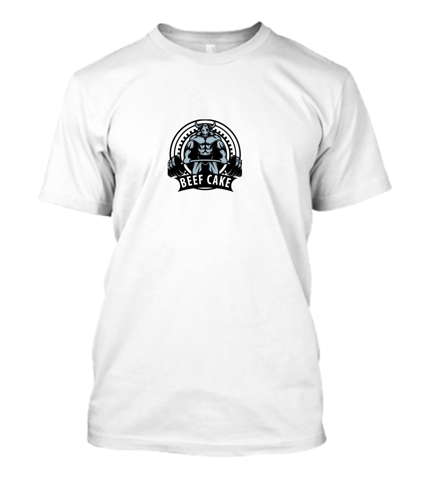 Beef Cake Bodybuilder Lifting Weights T-Shirt