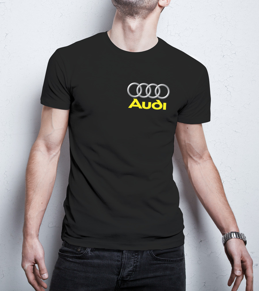 Audi Logo Iconic Four Rings T-Shirt