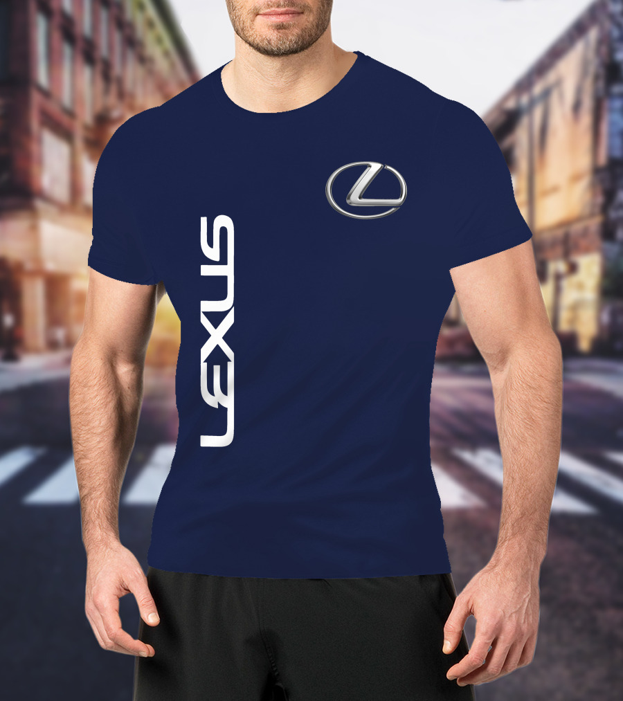 LEXUS Logo Icon Blue Background T-Shirt