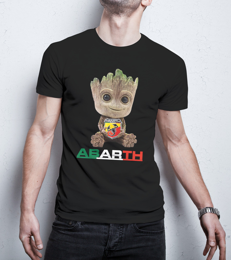 ABARTH Tree Character Holding T-Shirt