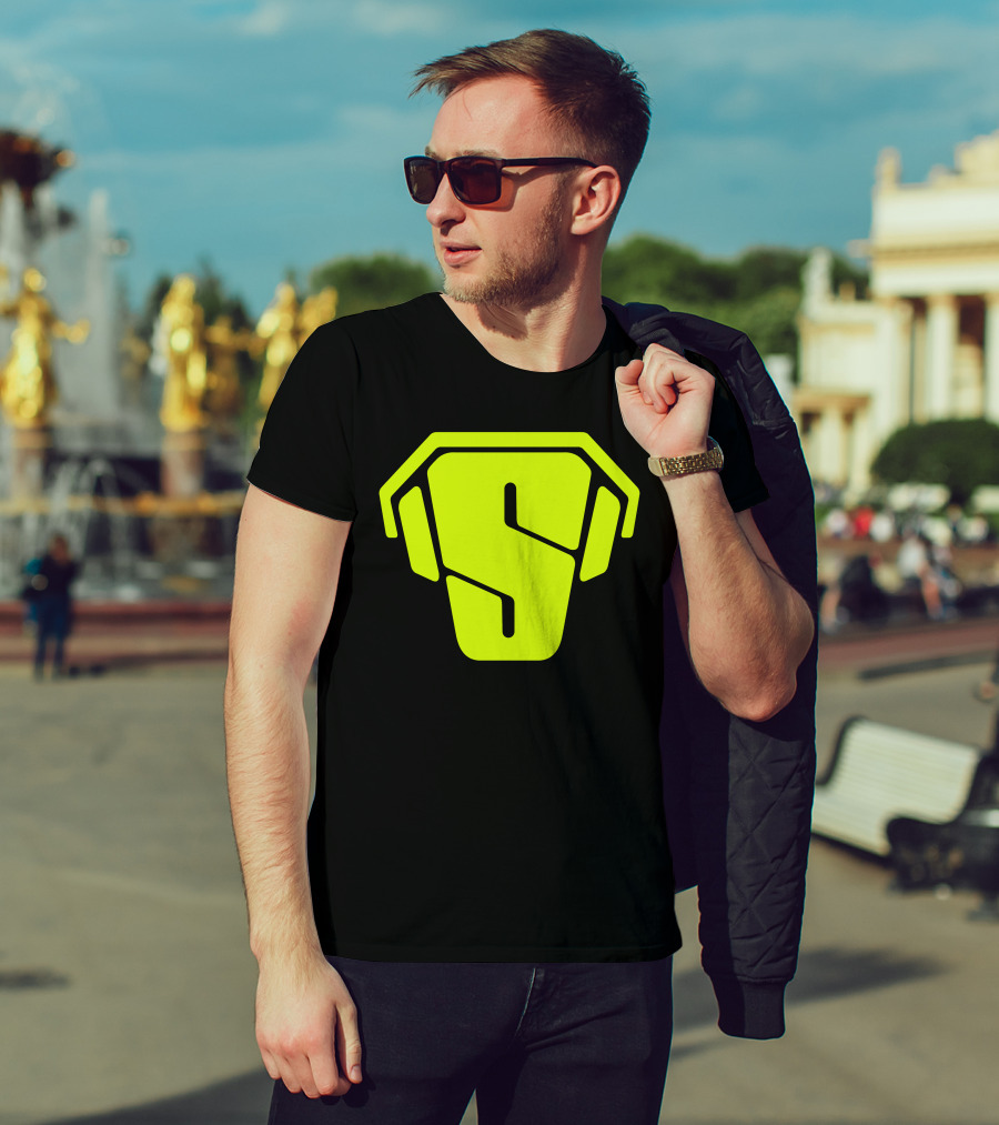 RS Green Iconic Logo S Neon T-Shirt